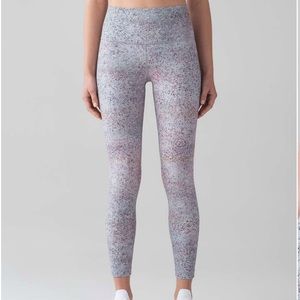 lululemon Wunder Under 7/8 - Summer Haze Multi Print - Size 6